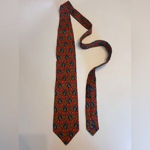 Vintage Brioni All Silk Patterned Tie